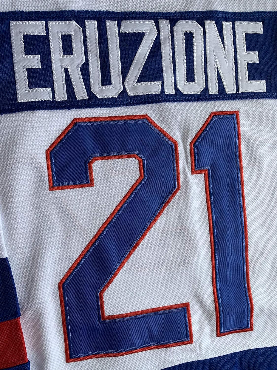 1980 USA Olympic Hockey #21 Mike Eruzione #17 O'Callahan #30 Jim Craig Miracle On Ice USA Jersey White Blue: Clothing