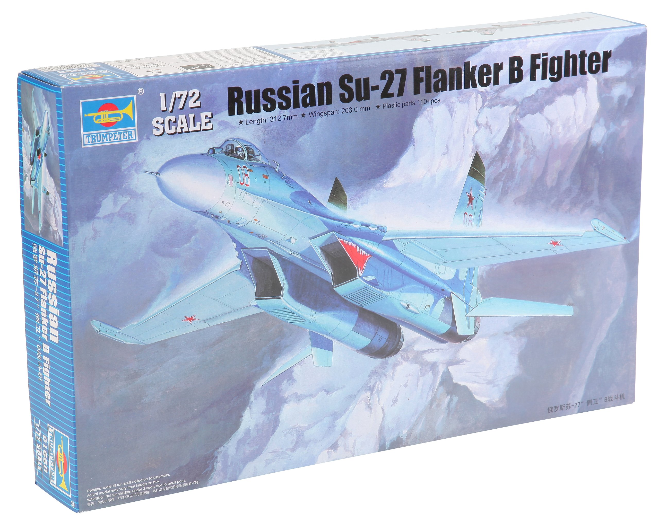 Trumpeter 1:72 - Sukhoi SU-27 Flanker B