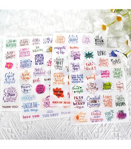 Navy Peony Einhorn-Sticker Set – 8 Bögen, 150+ Sticker, Wasserfest & Washi-Papier Für Journal, Planer & Scrapbook