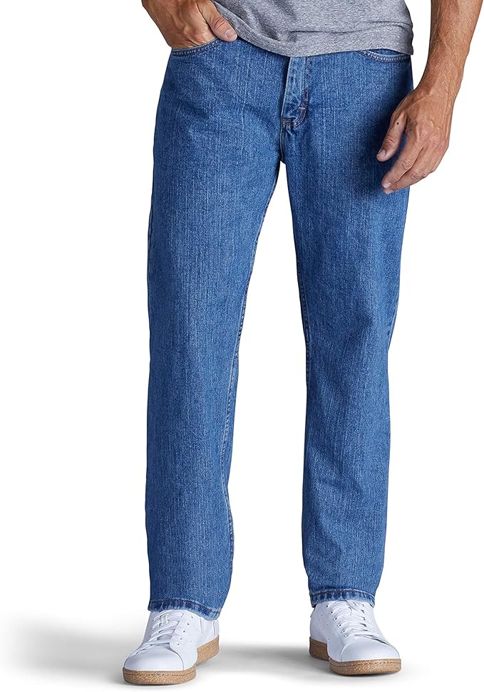 lee relaxed straight leg jeans