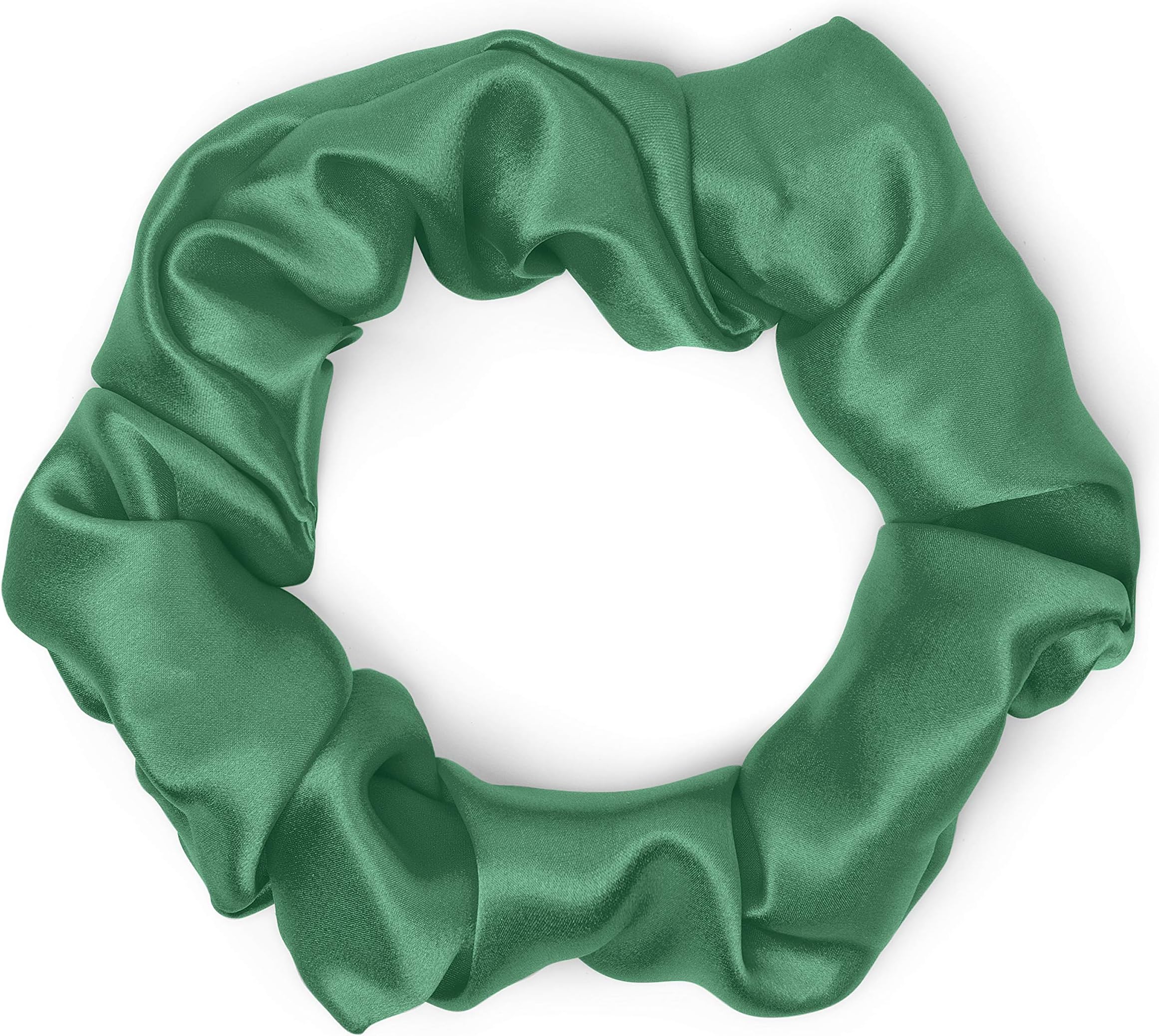 Satin Scrunchies 100% Silk Premium Quality Ponytail Holders Choose Size Many Colors Scrunchie King Made in the USA
