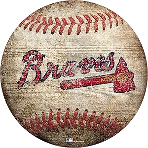 Braves 12" Baseball Shaped Sign