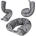 Cloudz Flex Universal Memory Foam Travel Neck and Body Pillow - Grey