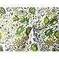 Rastogi Handicrafts Hand Block Printed 100% Pure Cotton Fabric Size 1 Yard, Width - 44 Inches (Fabric 1)