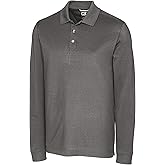 Cutter & Buck Mens 35+UPF, Long Sleeve Advantage Polo Shirt