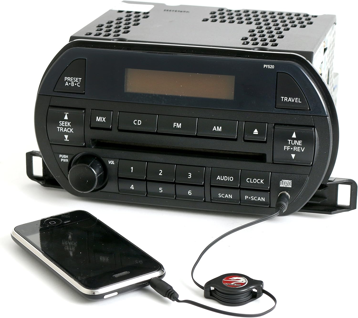 Amazon Com 1 Factory Radio Am Fm Radio Cd Player W Aux 3 5mm Input Compatible With 02 04 Nissan Altima Py520 281853z700 Automotive