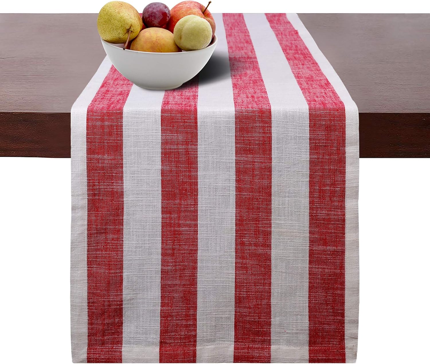 Best red stripe table runner