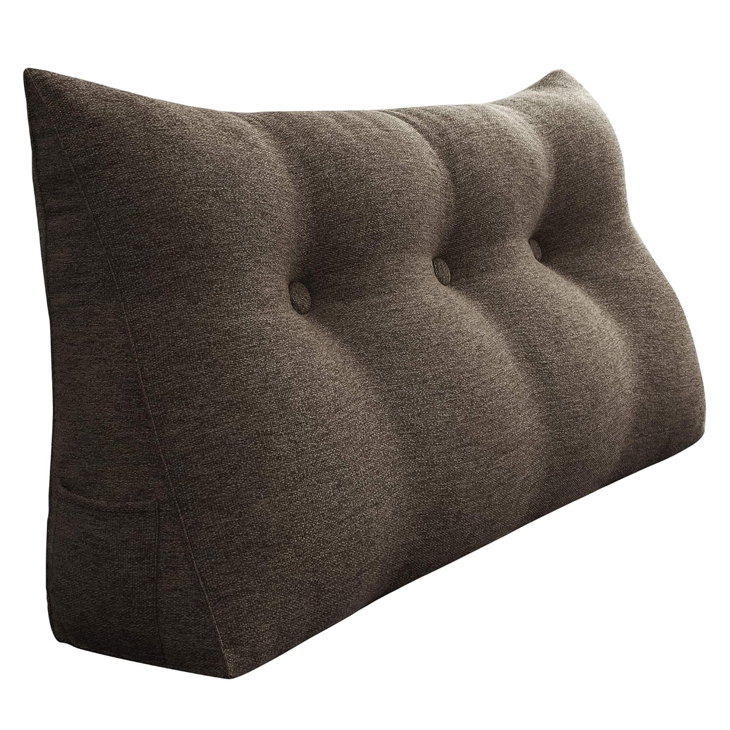 Keilkissen 70x40 Cm Cord - Ergonomisches Rückenkissen Für Bett & Sofa