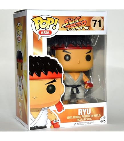 Amazon.com: Funko Street Fighter Ryu Pop Games Figure : Toys & Games
