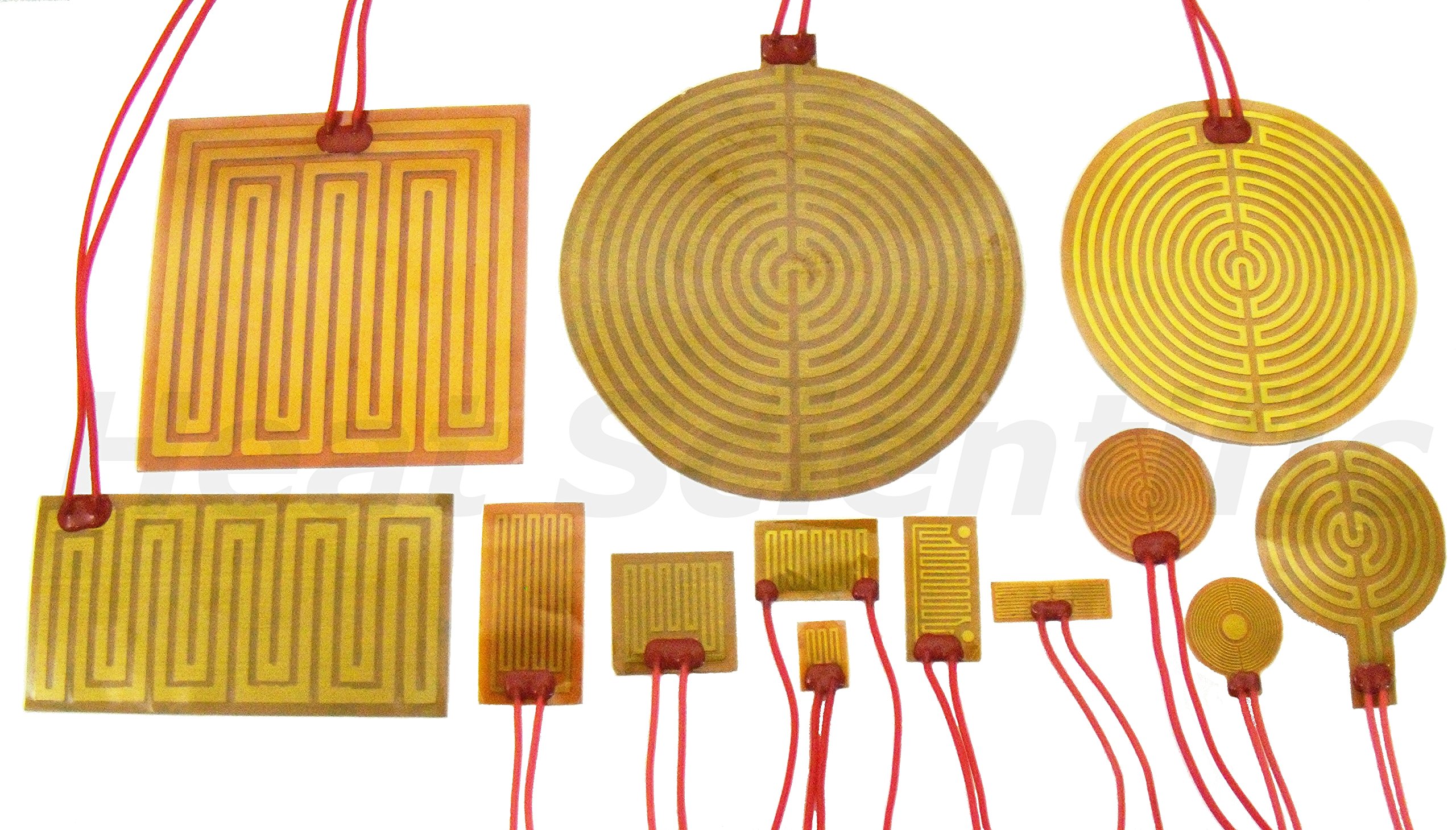 Buy (2pcs) Heat Scientific Polyimide Flexible Heater Kapton Film