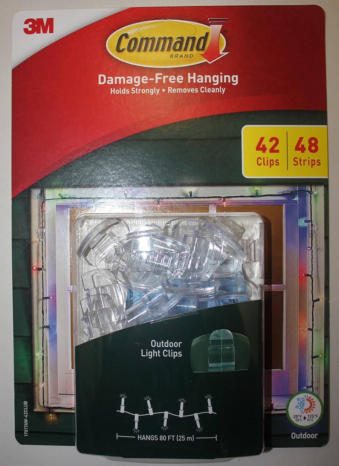 Command Outdoor Light Clips 42 Pack Amazon.co.uk DIY & Tools
