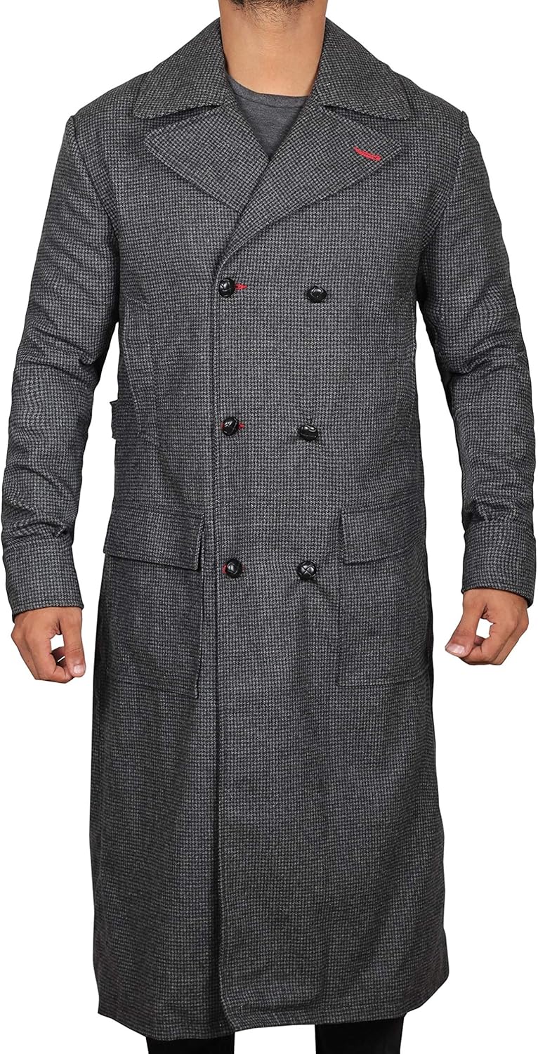 Decrum Fantastic Overcoat Men - Long Trench Coat for Mens