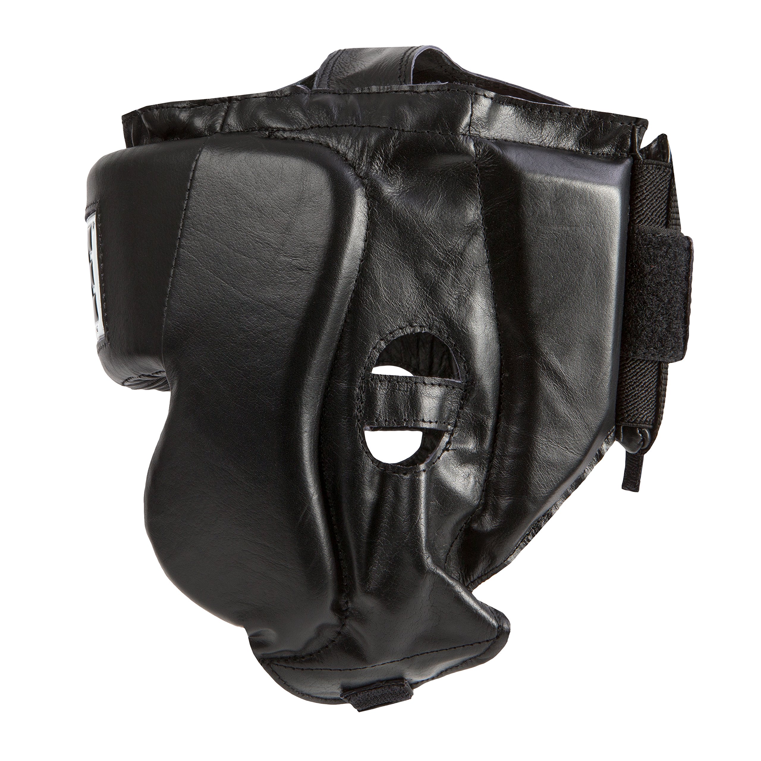 TITLE Boxing HiPerformance Leather Headgear, Black