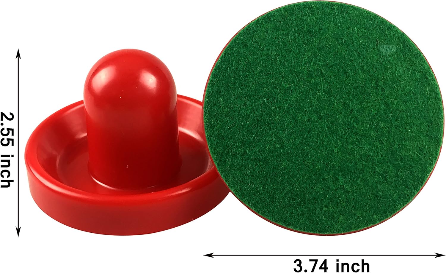 4PCS Plastic Air Hockey Pushers and 8PCS Pucks Replacement for Game Tables Goalies Equipment Accessories by CSPRING: Toys & Games
