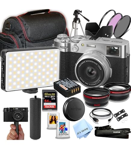 Amazon.com : FUJIFILM X100VI Digital Camera (Silver) + 64GB Memory