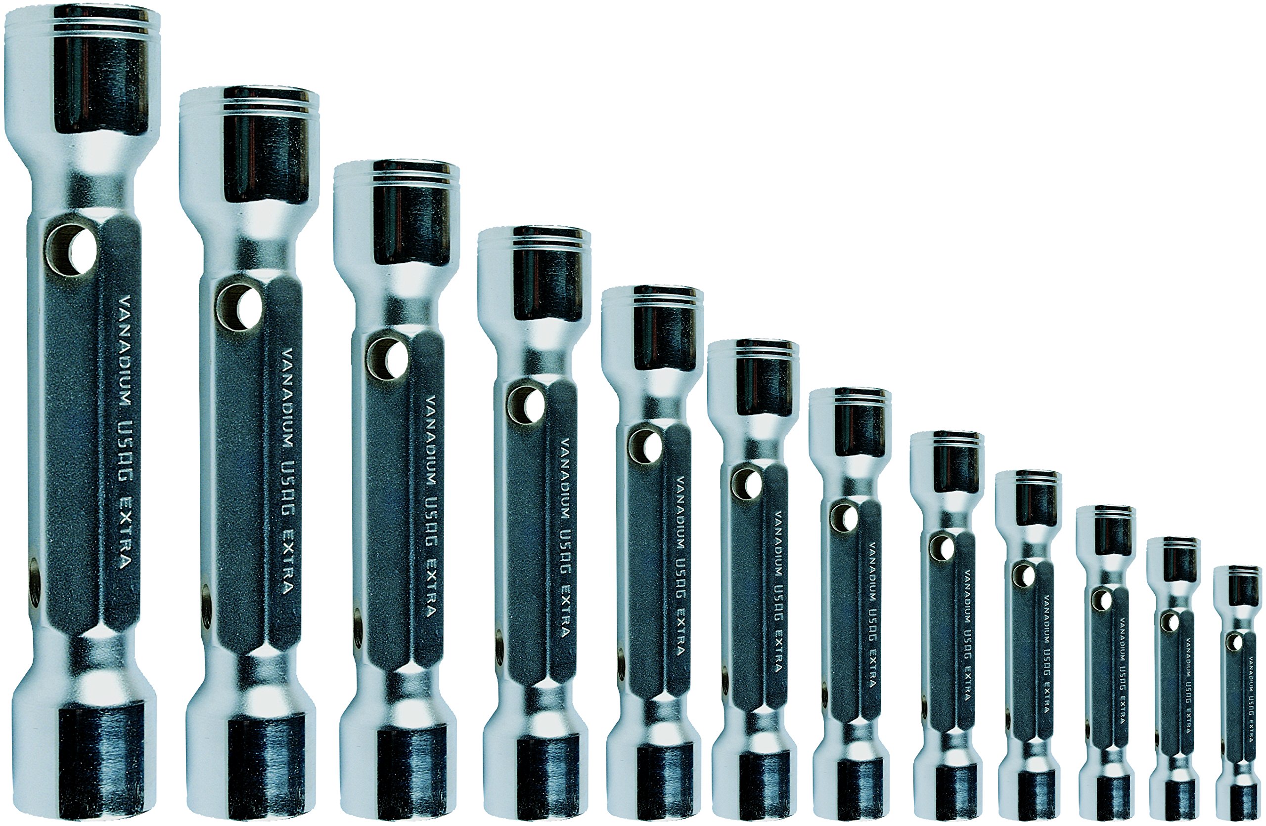 USAG U02900282 - 290 E/12 - Set of 12 tubular socket wrenches