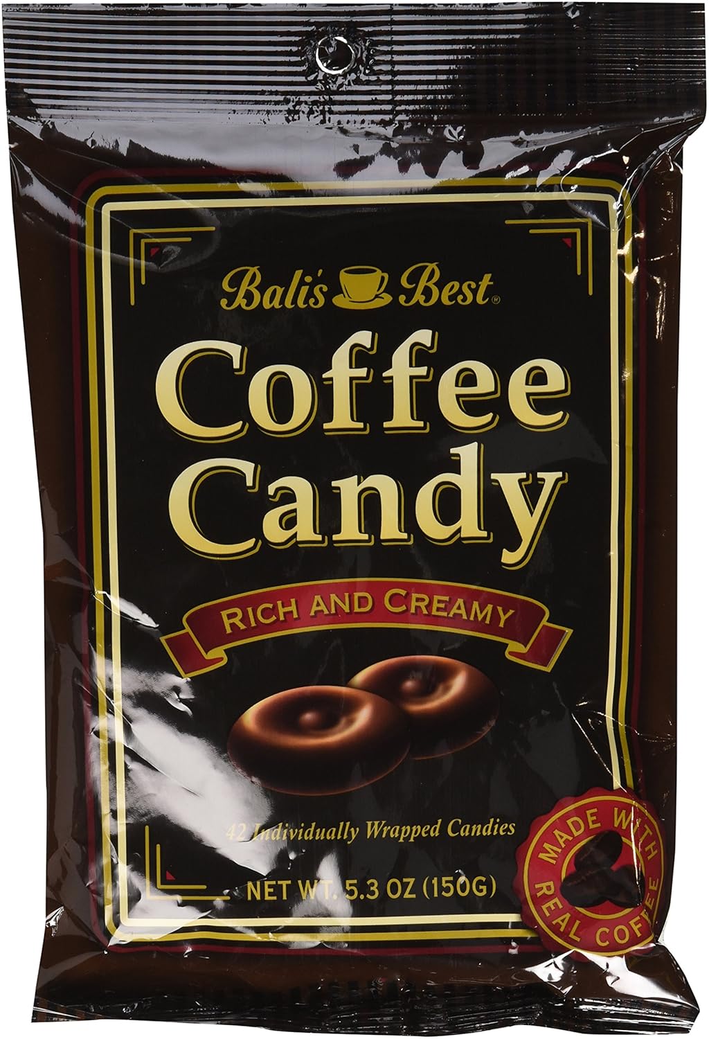Bali's Best Coffee Candy Rich & Creamy 5.3oz (6 Pack