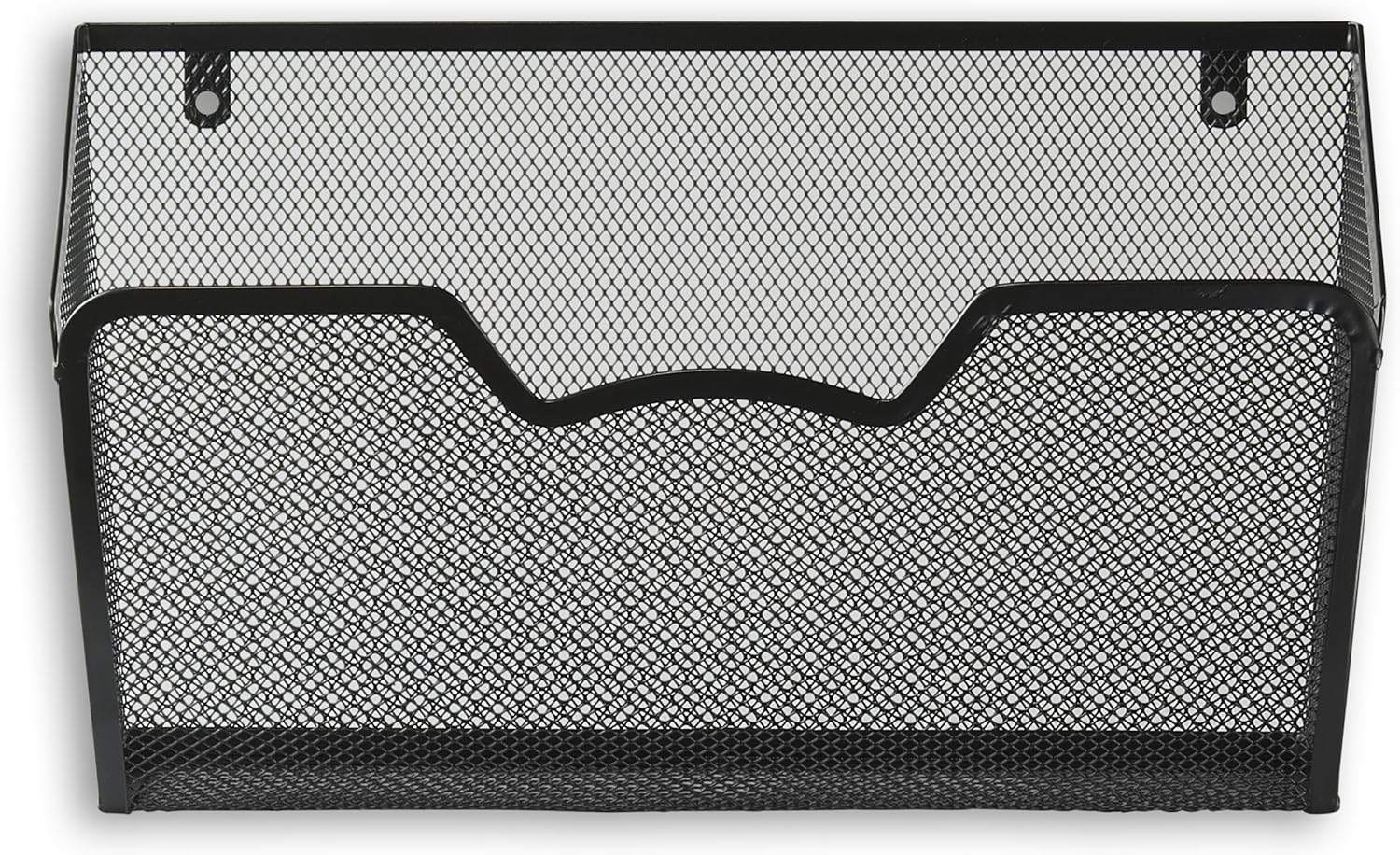3 Pack - SimpleHouseware Wall Mount Single Pocket File Organizer Holder, Black : Office Products
