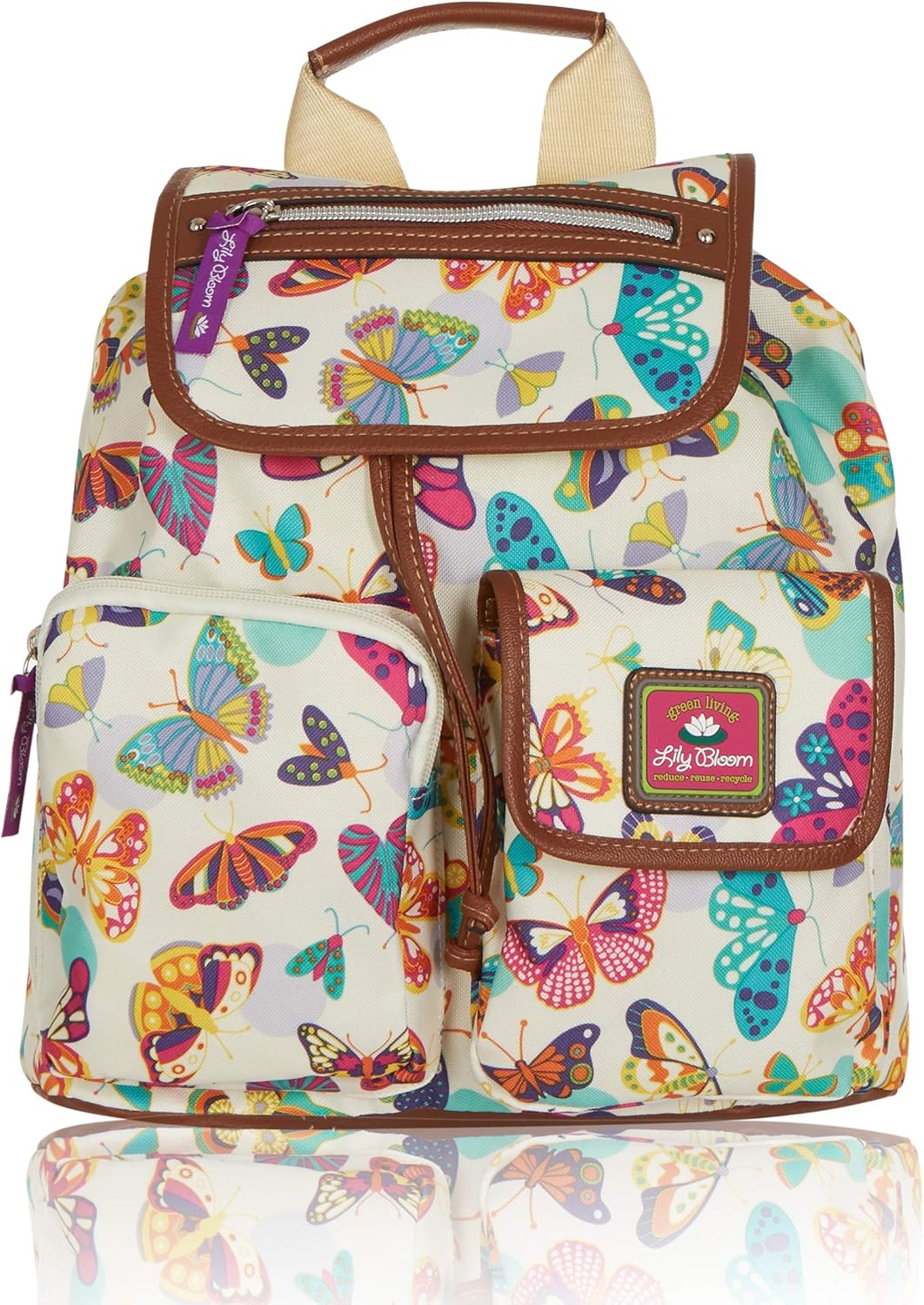 Lily Bloom Riley MultiPurpose Backpack (Butterfly Twister) Amazon.in Clothing & Accessories