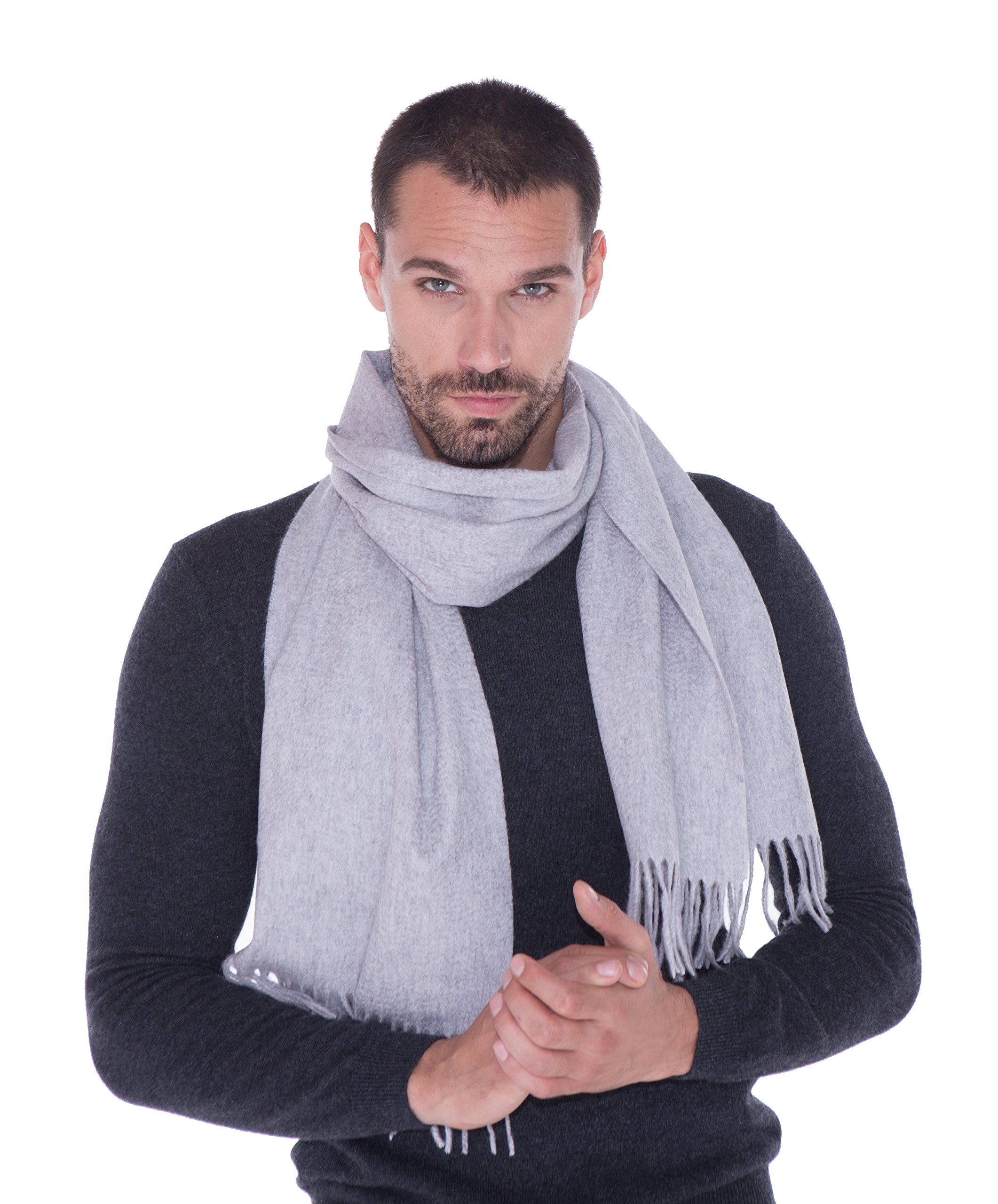 100% Pure Cashmere Winter Scarf Men Woman Solid Color - by cashmere 4 U 100% Pure Cashmere Winter Scarf Men Woman Solid Color - by cashmere 4 U