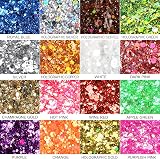 LEOBRO Holographic Chunky Glitter 32 Colors Epoxy Resin Glitter Set 7.6g/Color view 2
