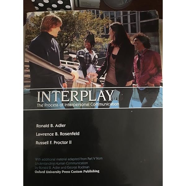 Interplay: The Process of Interpersonal Communication: 9780190646257:  Communication Books @ Amazon.com