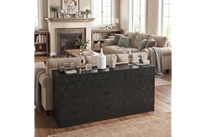 9 Drawer Dresser for Bedroom, 63'' Wooden Dresser with Power Outlet, Modern Chest of Drawers, Storage Organizer Closet Dresse