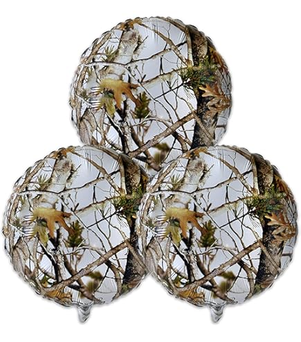 Deer Hunting Inspired Camouflage Decorations, Happy Birthday 18