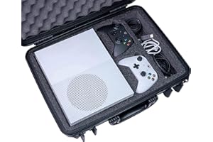 Case Club Case fits Xbox One X/S in Pre-Cut, Waterproof, Hard Shell Storage and Shipping Case