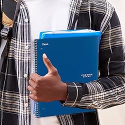 Five Star Spiral Notebook + Study App, 6 Pack, 1