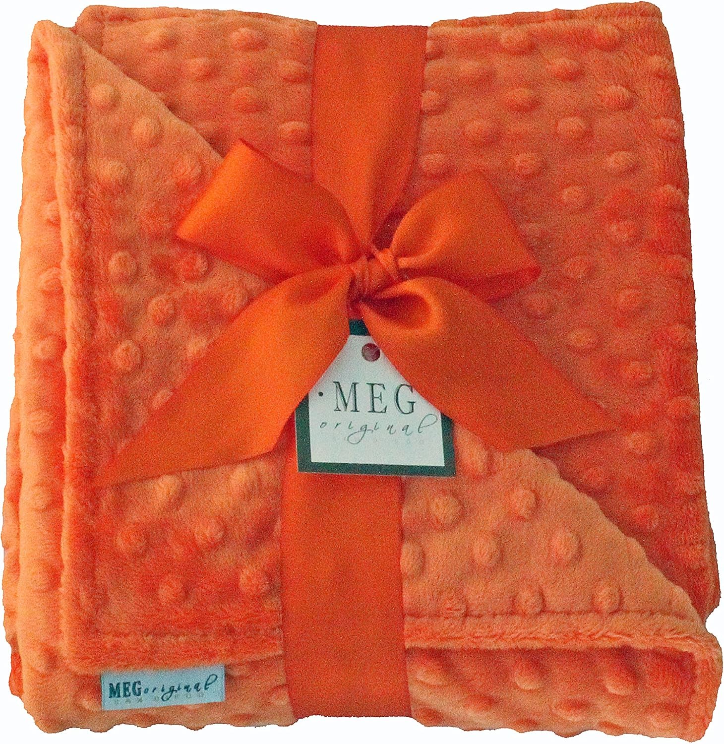 orange baby blanket