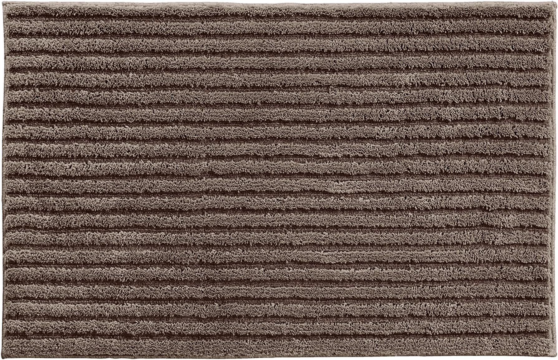 Grund Basics Riffle Bath Rug, 17-Inch 24-Inch, Cocoa