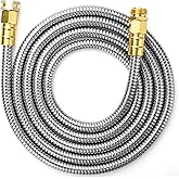 UNCO 10 Feet Stainless Steel No Kink Metal Garden Hose