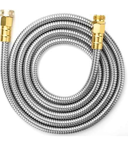 Rebower 3/4" X 1" Braided Clear Plastic PVC Tubing 10ft High Pressure