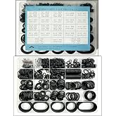 HTJZWG 1030PCS Nitrile Rubber O-Ring Assortment Kit in 31 Sizes | Durable, Flexible For Sealing Connections in Automotive, Household Appliances, and Garage Tools