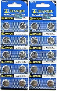 Amazon Com Ag13 Lr44 Alkaline Button Cell Battery Pack Health Personal Care