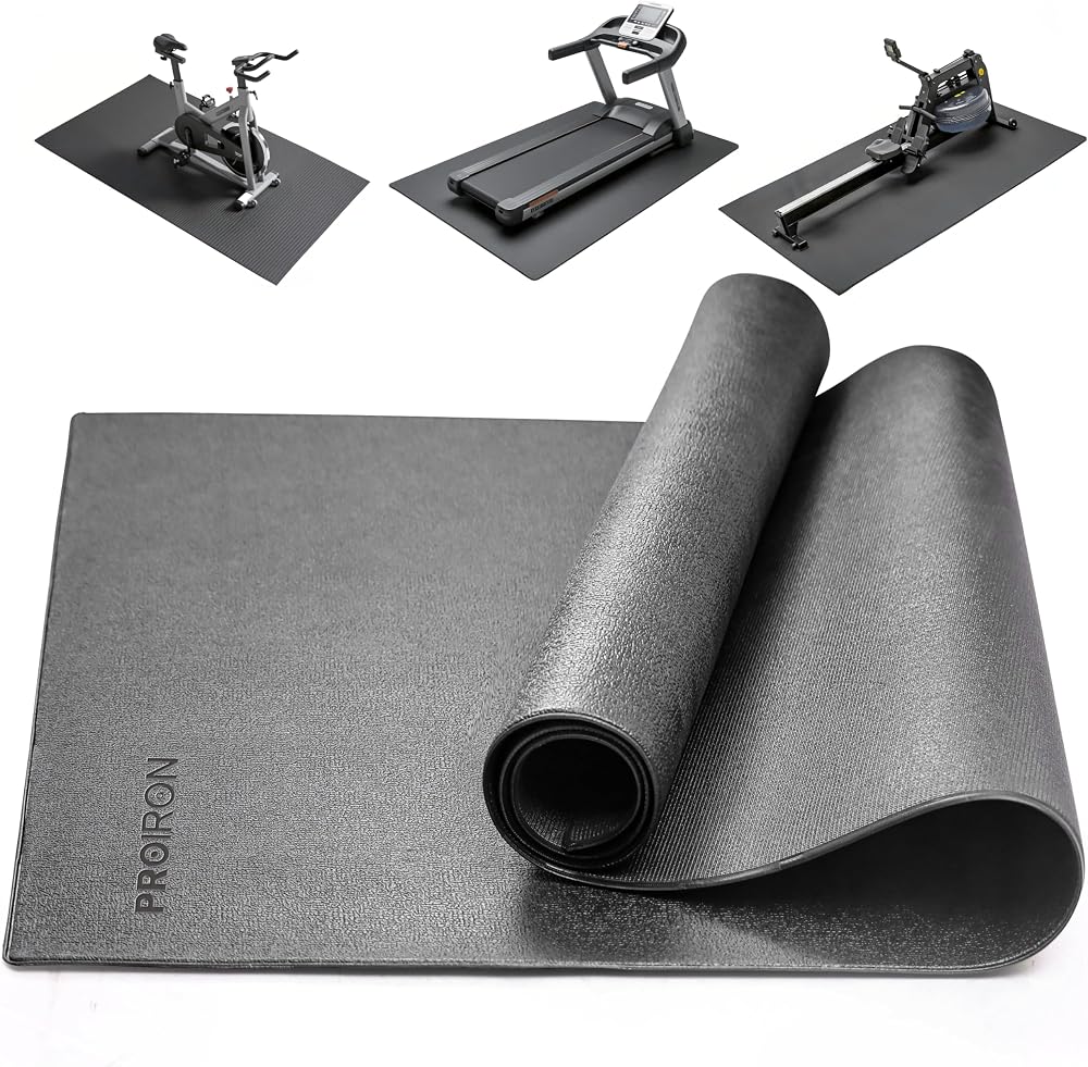 PROIRON Heavy Duty Treadmill Mat Floor Protector 200cm x 92cm Non-slip