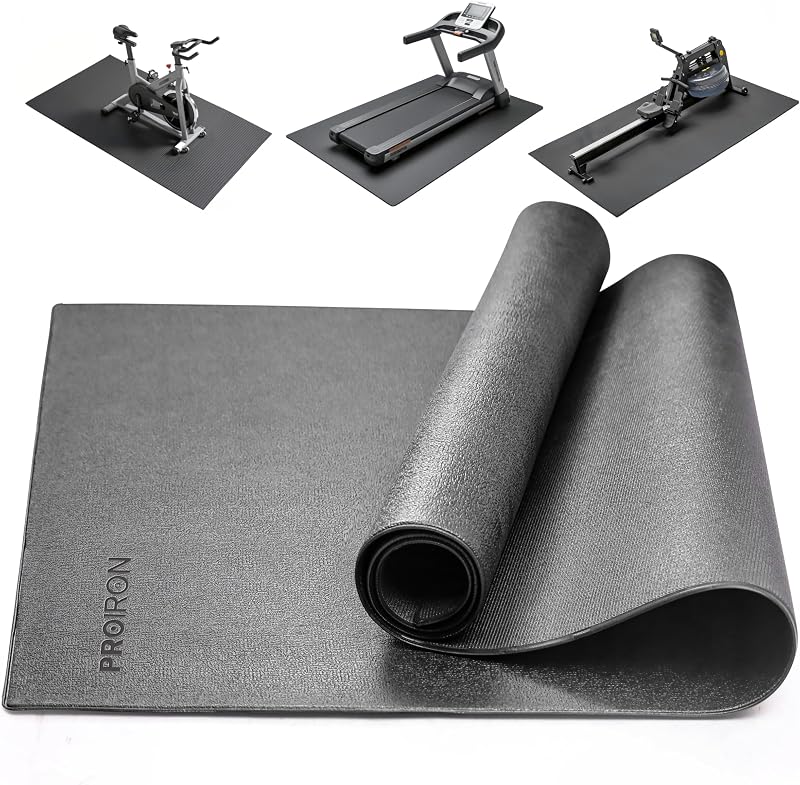 PROIRON Heavy Duty Treadmill Mat Floor Protector 200cm x 92cm Non-slip