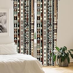 Ambesonne Southwestern Curtains, Ethnic Culture