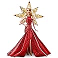 Barbie 2017 Holiday Doll with Red Metallic Gown and Accessories