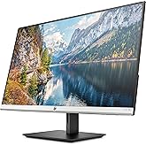 HP 27-inch Monitor with Height Adjust (27f 4K, Natural Silver and Black)