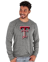 Blue 84 Men's Texas Tech Red Raiders Tri-Blend Long