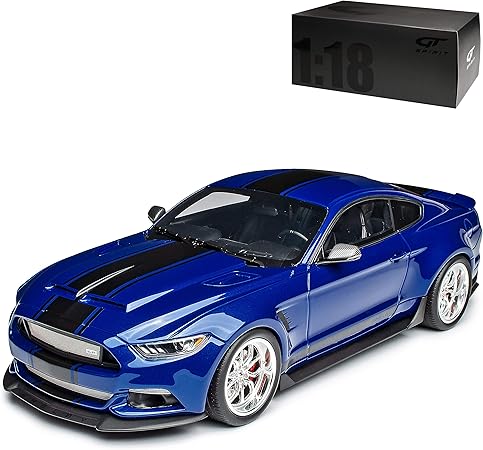 Amazon ミニカー アメ車 1 18 フォード シェルビー マスタング Gt Spirit Ford Usa Shelby Mustang Gt350 Widebody Coupe 17 Blue Gt238 ミニカー ダイキャストカー おもちゃ