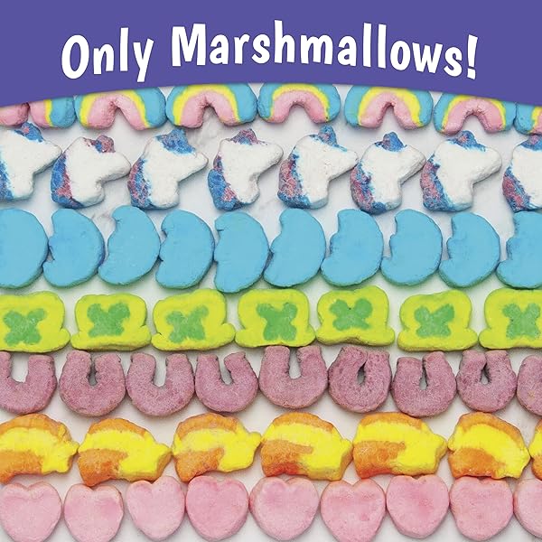 LUCKY CHARMS JUST MAGICAL MARSHMALLOWS, LIMITED EDITION SNACKS, DESSERT INGREDIENT AND TOPPING, 4 OZ
