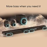 Hisense AX5100G 5.1 Channel Dolby Atmos Soundbar with Wireless Subwoofer view 8