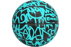 AND1 Fantom Graffiti Rubber Basketball - Streetball for Indoor and Outdoor Use, Deep Channel Construction and Durability