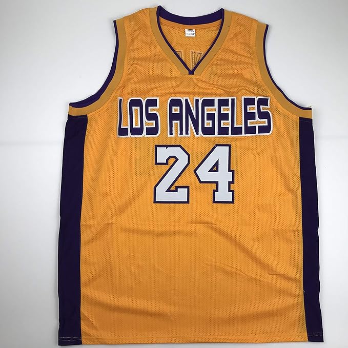 Unsigned Kobe Bryant 24 Los Angeles La Yellow Custom Stitched Basketball Jersey Size Men S Xl New No Brands Logos At Amazon S Sports Collectibles Store