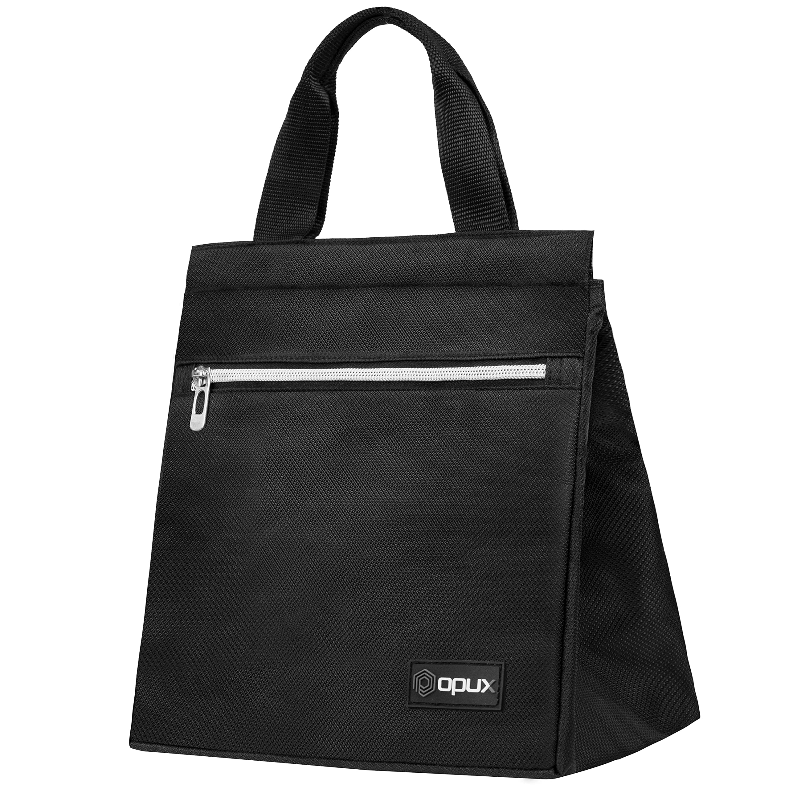 Photo 1 of opux Lunch Bag for Women, Insulated Lunch Box Tote for Girls Kids Adult School Work, Reusable Womens Lunch Tote for Office Travel, Cute Small Lunch Tote, Fits 12 Cans - Black