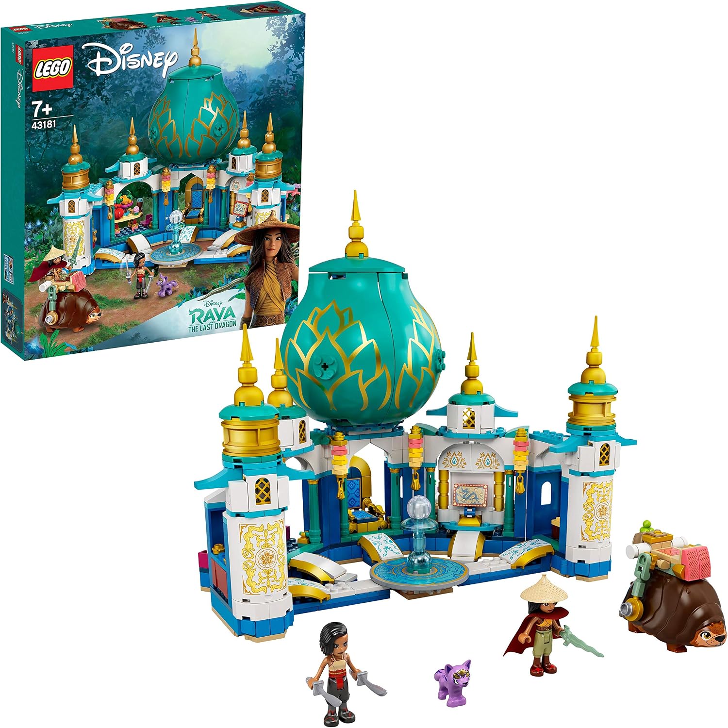 LEGO 43181 Disney Princess Raya and the Heart Palace, Multicolor