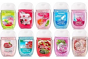 Bath & Body Works PocketBac Hand Sanitizer Classic Favorites 10pc Bundle (Scents Vary)